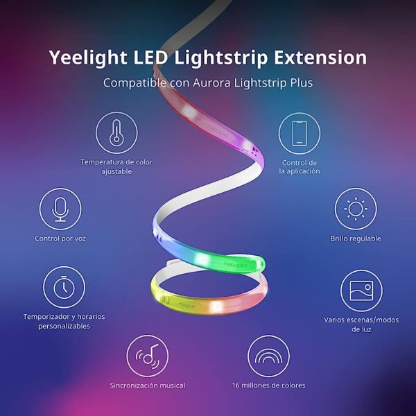 Franja de luces LED Yeelight Aurora Plus Xiaomi - Imagen 2