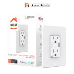 Enchufe de pared inteligente con puerto USB y conexión Wi-Fi Nexxt