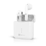 Audífonos TWS estéreo con tecnología de optimización de sonido TuneFiBuds -Klip Xtreme -KTE-050WH- color blanco