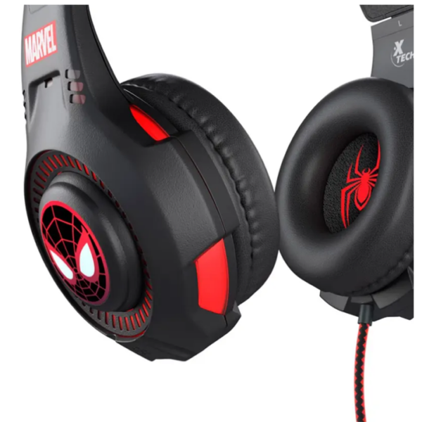 Audifonos cableados con micrófono | Edición Spider-Man Miles Morales XTH-M541SM XTECH - Imagen 2