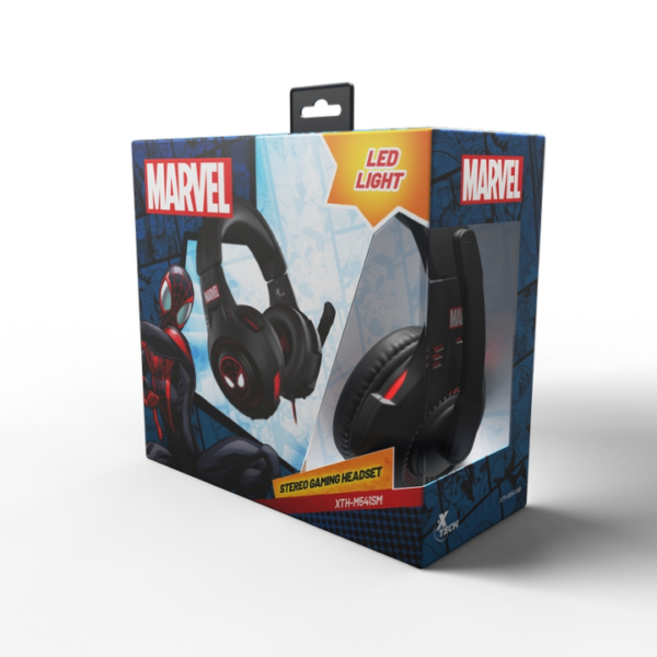 Audifonos cableados con micrófono | Edición Spider-Man Miles Morales XTH-M541SM XTECH - Imagen 4