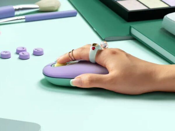 Mouse compacto morado POP Logitech - Imagen 5