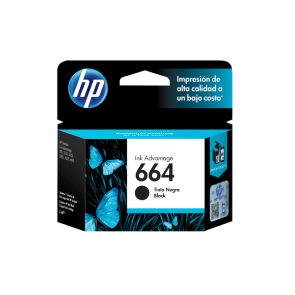 Cartucho de Tinta HP 664 Negra Original