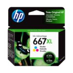 CARTUCHO DE TINTA 667XL TRICOLOR ORIGINAL HP