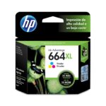Cartucho de tinta tricolor 664XL HP