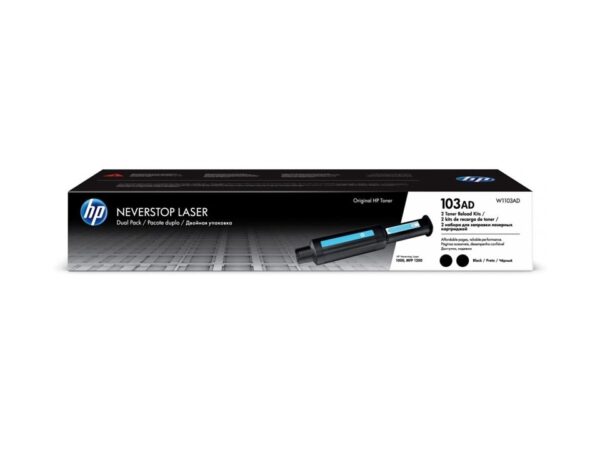 Kit Doble de recarga de toner Laser 103AD negro (W1103AD) HP - Imagen 2