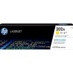 Cartucho de tóner LaserJet Pro 202A color amarillo HP
