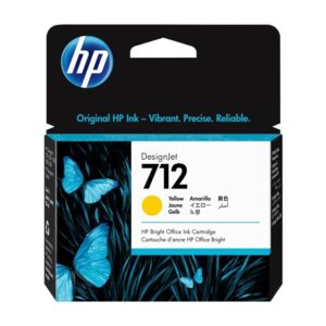 Cartucho de tinta 712 para designJet color amarillo HP