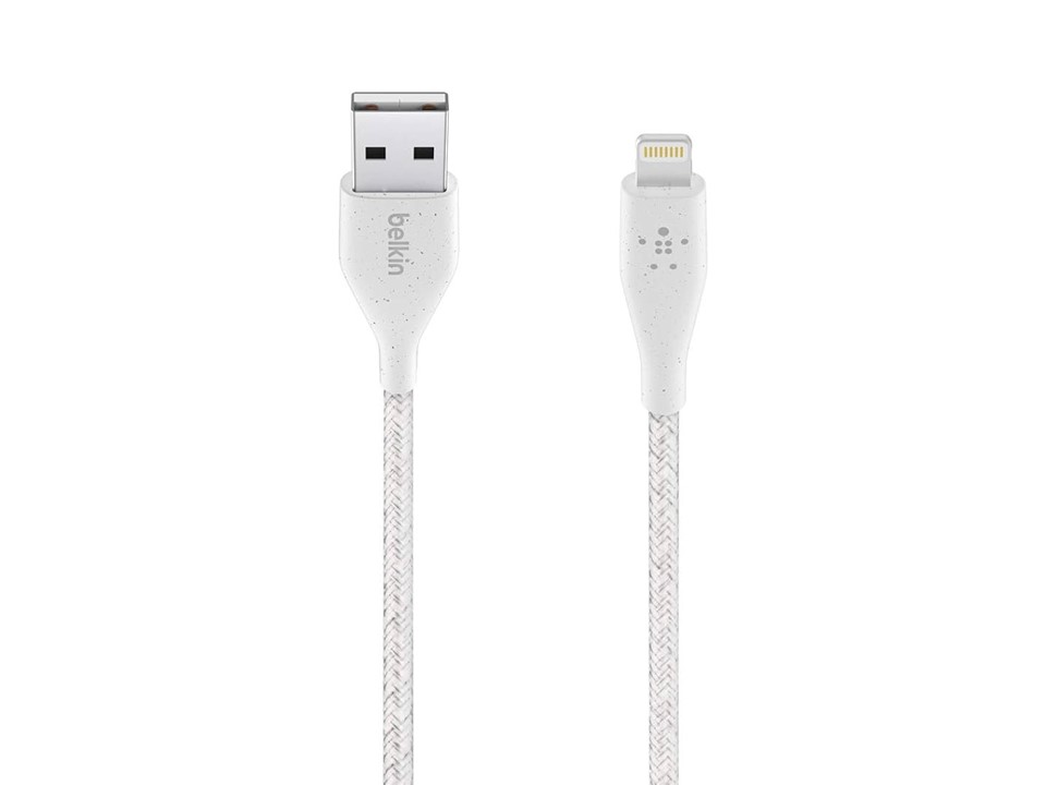 Belkin DuraTek Plus Lightning / USB-A Kabel 3m weiß wie neu