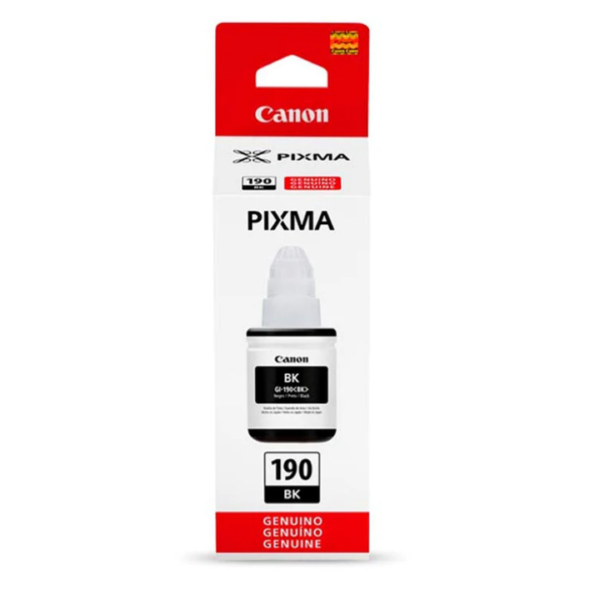 Botella de Tinta Negro Canon GI-190 BK