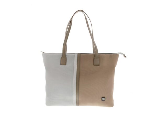 Bolso de mano para mujer beige con blanco KLB 461BG Klip Xtreme - Imagen 2