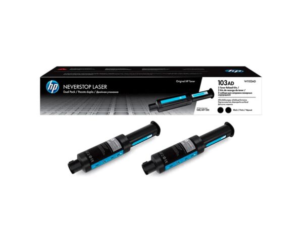 Kit Doble de recarga de toner Laser 103AD negro (W1103AD) HP