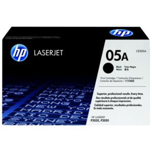Cartucho de tóner color negro 05A para LaserJet P2033 HP