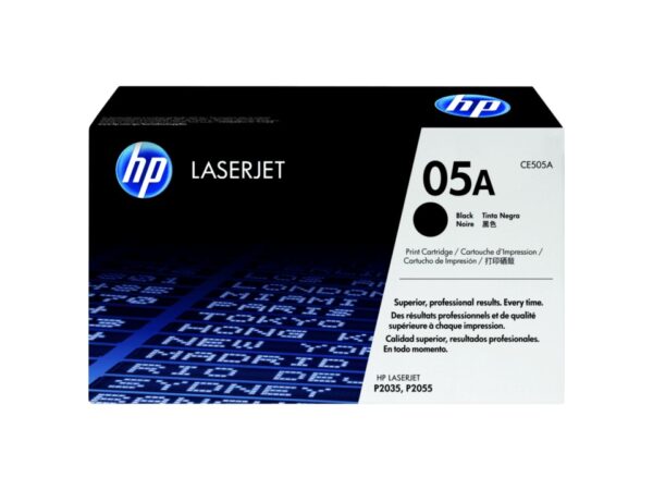 Cartucho de tóner color negro 05A para LaserJet P2033 HP