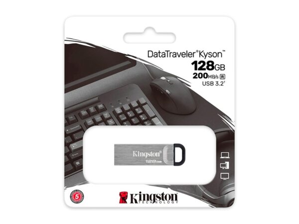 Memoria USB 3.2 Gen 1 de 128GB DataTraveler Kyson Kingston - Imagen 4