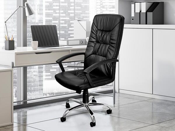Silla Ejecutiva negra Calabria Xtech - Imagen 2