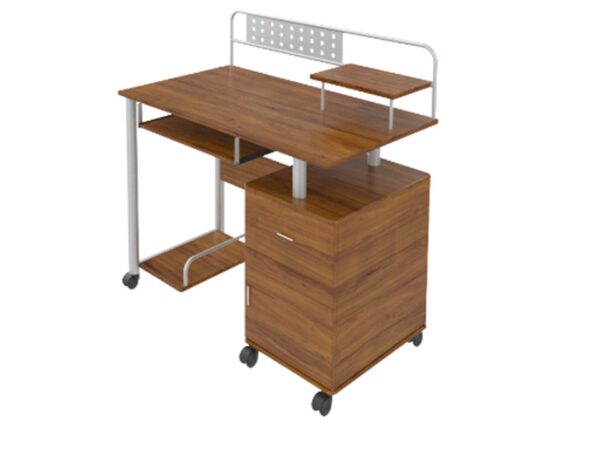 Escritorio multinivel (Color: Roble)