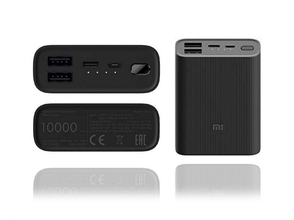 Cargador portátil 10000 mAh Mi Power Bank 3 Ultra Xiaomi - Imagen 2