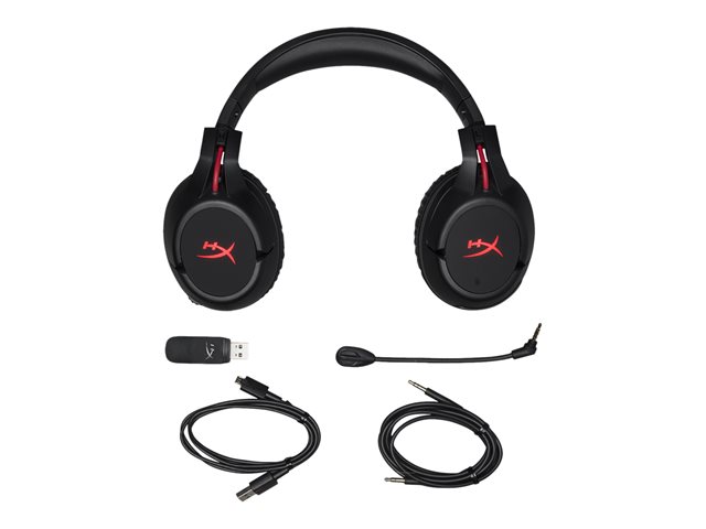 HyperX Cloud Flight – Auricular – tamaño completo – 2,4 GHz