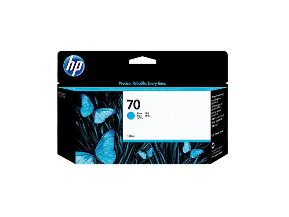 Cartucho de Tinta Color Cian HP 70