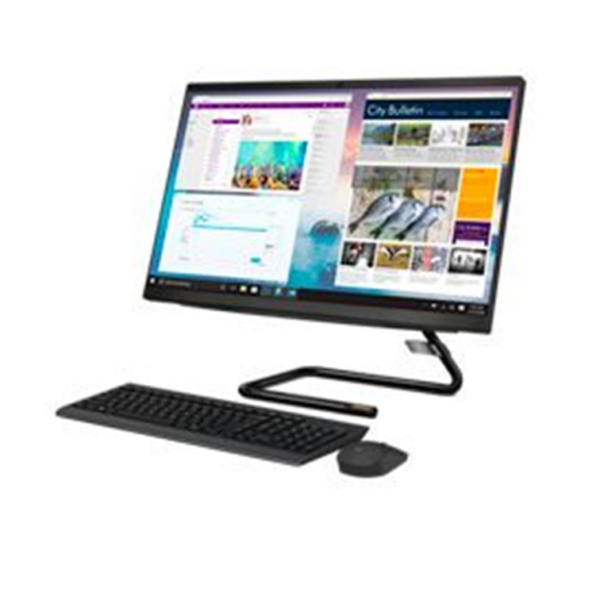 All-in-One Lenovo IdeaCentre A3i, 23.8" FHD IPS, Intel Core i5-10400T 2.00GHz, 8GB DDR4 1TB SATA + 128GB M.2 2242 NVME, Video Intel UHD Graphics, LAN GbE, Wireless 802.11ax (WiFi 6), 2x2 + Bluetooth,