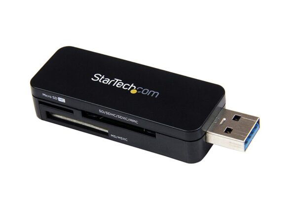 Lector USB 3.0 Super Speed Compacto de Tarjetas de Memoria Flash SD MicroSD SDHC SDXC MMC Memory Stick Card Reader PC Mac - Lector de tarjetas (Multiformato) - USB 3.0