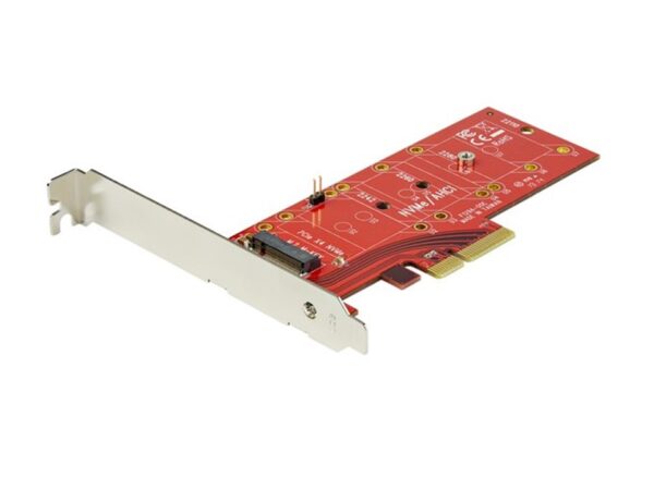 Adaptador PCI Express 3.0 x4 a M.2 para SSD - NGFF AHCI o NVMe - Adaptador de interfaz