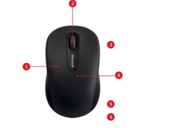 Microsoft Bluetooth Mobile Mouse 3600 COLOR NEGRO - Imagen 2