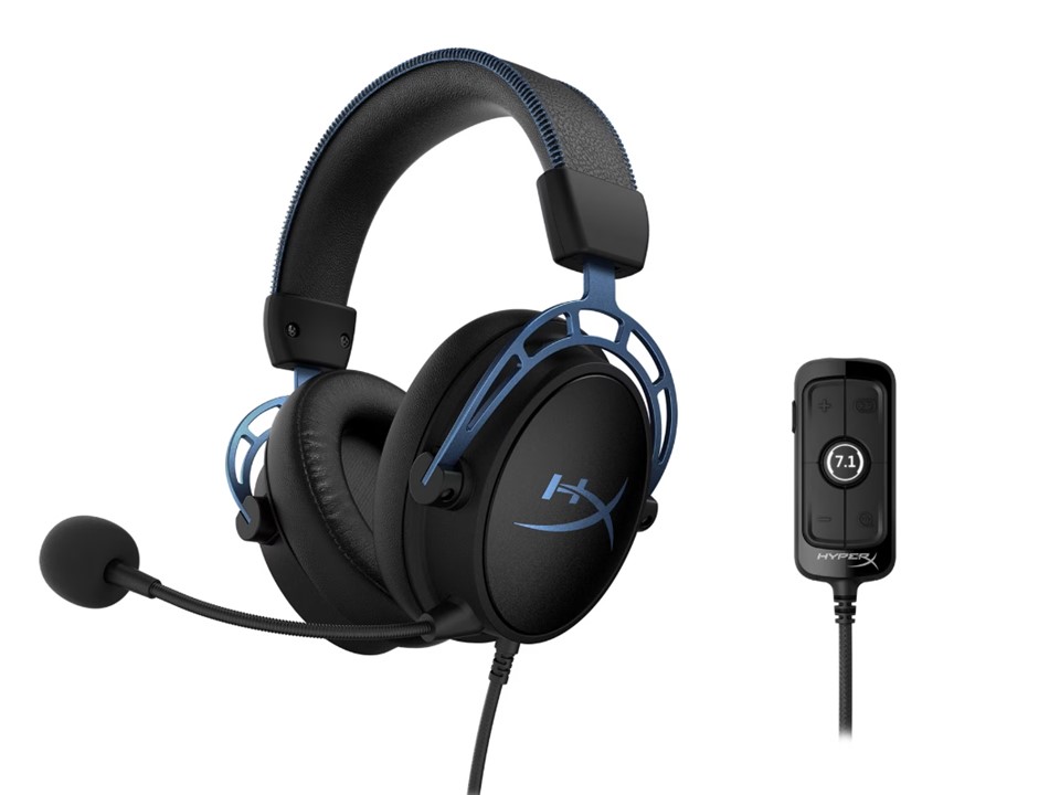 Auriculares gaming HyperX Cloud Alpha S (negro-azul) - Imagen 2