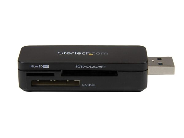 Lector USB 3.0 Super Speed Compacto de Tarjetas de Memoria Flash SD MicroSD SDHC SDXC MMC Memory Stick Card Reader PC Mac - Lector de tarjetas (Multiformato) - USB 3.0 - Imagen 3
