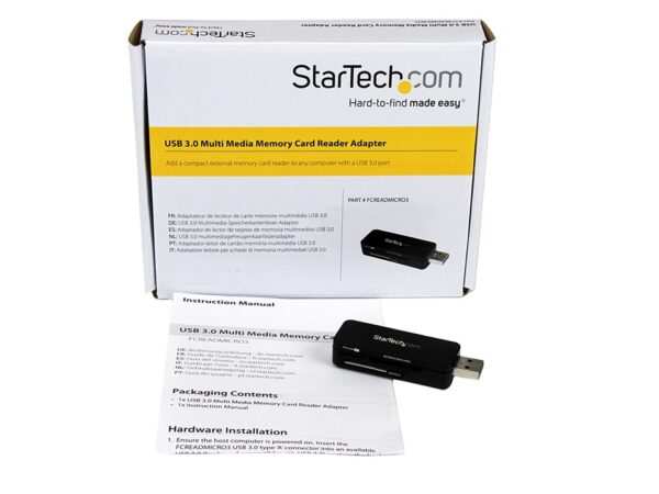 Lector USB 3.0 Super Speed Compacto de Tarjetas de Memoria Flash SD MicroSD SDHC SDXC MMC Memory Stick Card Reader PC Mac - Lector de tarjetas (Multiformato) - USB 3.0 - Imagen 2