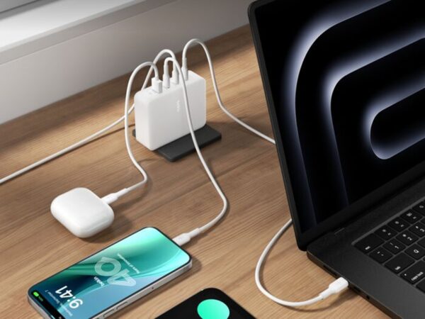 Adaptador de corriente tecnología GaN 4 puertos y 140 W Belkin - Imagen 4