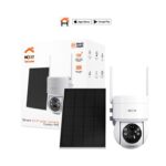 Cámara PTZ con panel solar Wi-Fi para exteriores Nexxt Solutions Home