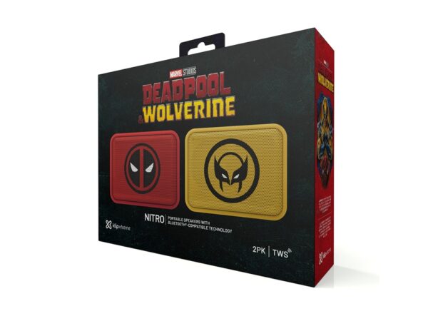 Altavoz 2 Pack Deadpool Wolverine Klip Xtreme - Imagen 3