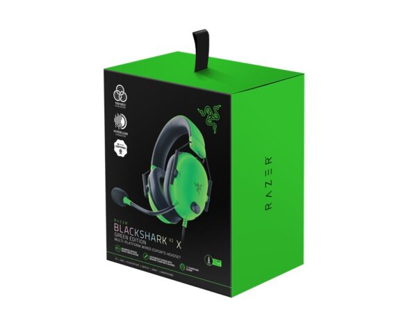 Auriculares Razer BlackShark V2 X verde - Imagen 4