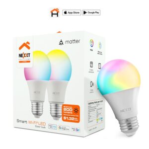 Bombilla LED inteligente Wi-Fi® 110V A19 2PK Nexxt Solutions Home