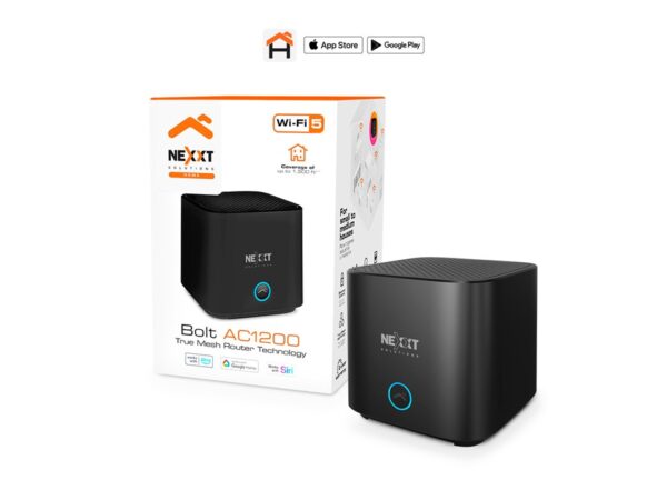 Router Bolt AC1200 negro Nexxt Solutions Home