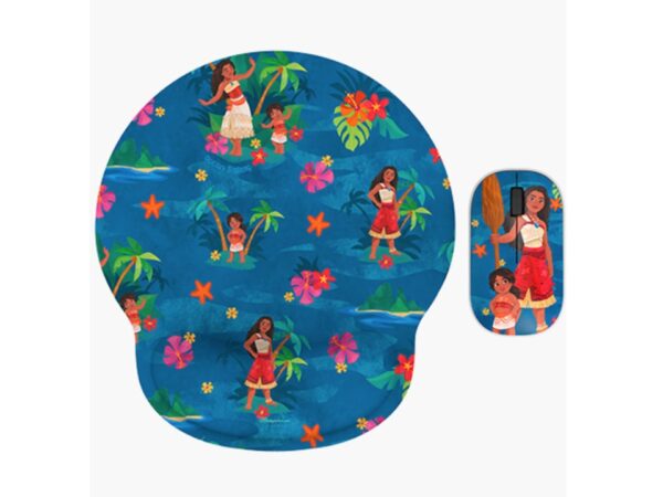 Kit de mouse y alfombrilla para mouse Edición Moana y hermana Xtech