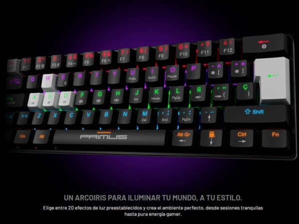 Teclado BALLISTA61T negro Primus Gaming - Imagen 6