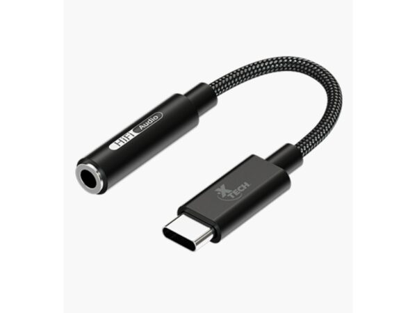 Adaptador USB-C macho a conector 3,5mm hembra para audífonos XTC-509 Xtech