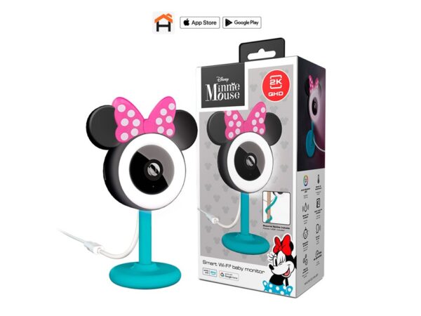 Monitor para bebe Smart Wi-Fi Minnie Mouse Nexxt Solutions Home