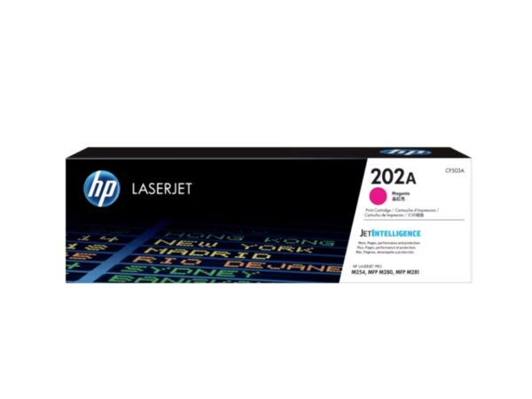 Cartucho de Tóner 202A Magenta LaserJet Original HP
