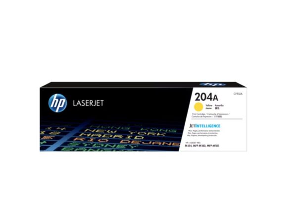 Cartucho de Tóner 204A Amarillo LaserJet Original HP