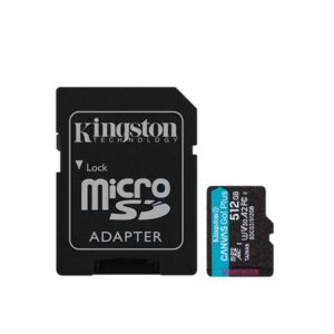 Tarjeta de memoria flash (adaptador microSDXC a SD Incluido) 512 GB Kingston Canvas Go! Plus