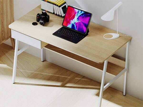 Escritorio para computadora de un nivel con gaveta y estante Xtech - Imagen 2