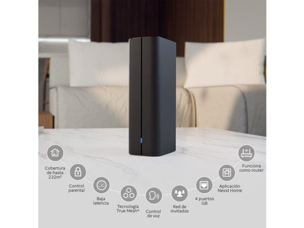 Router True Mesh Bolt AX3000 Plus Nexxt Solutions Home - Imagen 2