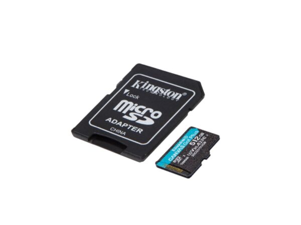 Tarjeta de memoria flash (adaptador microSDXC a SD Incluido) 512 GB Kingston Canvas Go! Plus - Imagen 2