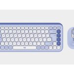 Combo de teclado y mouse POP Icon lila/blanco Logitech