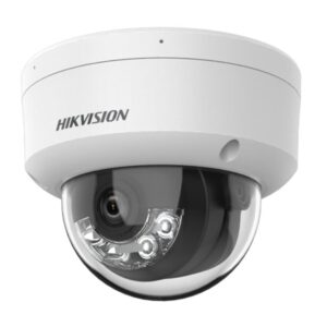 Cámara de red domo fija con luz híbrida inteligente de 6 MP Hikvision
