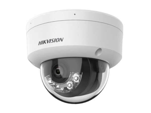 Cámara de red domo fija con luz híbrida inteligente de 6 MP Hikvision